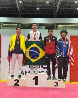 Atleta de MS &eacute; campe&atilde;o de taekwondo no pan-americano universit&aacute;rio