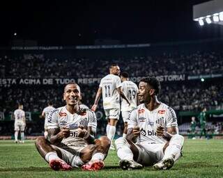 Santos vence Coritiba por 2 a 0 e garante retorno &agrave; S&eacute;rie A do Brasileir&atilde;o