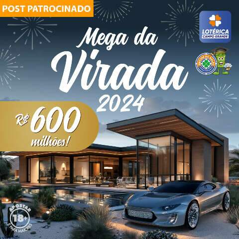 Mega da Virada R$ 600 milhões, o prêmio mais cobiçado do Brasil!