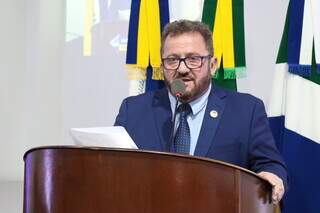 O presidente da Câmara de Dourados, Laudir Munaretto (Foto: Francielle Grott)