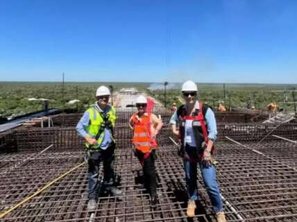 Ministras do Paraguai e Chile visitam ponte Bioce&acirc;nica em Porto Murtinho