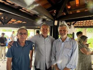 Antonio Cândido, José Ancilon e Mário Bem (Foto: Arquivo pessoal)