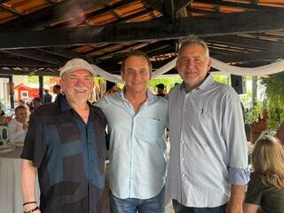 Lucimar Couto, deputado estadual Wilson Santos e José Ancilon, de Recife (Foto: Arquivo pessoal)