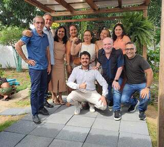 Familiares reunidos neste sábado em Cuiabá (Foto: Arquivo pessoal)