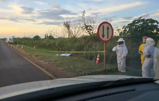 Passageiro que morreu após motorista perder o controle da direção. As vítimas foram atacadas por enxame de abelha, em Naviraí (Foto: Portal do Conesul)