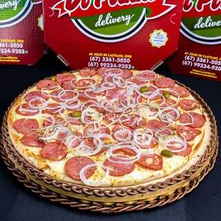 Pizza de calabresa, uma campeã de pedidos, vai sair por R$ 35 na Black Friday. (Foto: Divulgação)