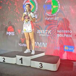 Atleta de MS leva medalha de ouro no Campeonato Brasileiro de Muay Thai