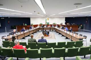 Membros da Funai, em reunião para debate sobre o Marco Temporal. (Foto: Gustavo Moreno/STF)