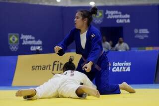 Judoca Mariana Gianchini  foi a única a conquistar a medalha de ouro (Foto: Ana Patrícia/COB)