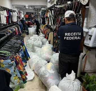 Devassa da Receita em 4 lojas apreende R$ 2 milhões em produtos falsificados