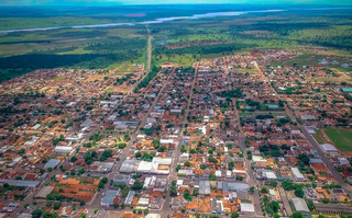 Vista aérea do município de Bataguassu, onde caso foi registrado (Foto: Divulgação)