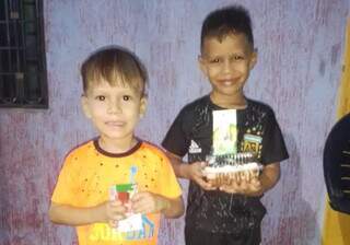 Harold Smith Albarran Tovar de 5 anos e Hypkler Samir de 6 anos (Foto: Arquivo Pessoal)