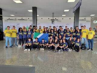 Delegação de Mato Grosso do Sul, que foi enviada para João Pessoa. (Foto: Divulgação)