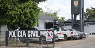 Fachada da Delegacia de Polícia Civil de Corumbá (Foto: Diário Corumbaense)