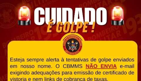 Em novo golpe, falso Corpo de Bombeiros pede dinheiro em troca de vistoria