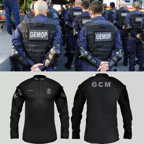 Grupo de motopatrulhamento da guarda ter&aacute; novo uniforme, agora preto