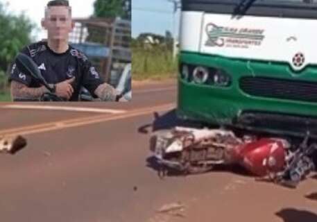 Adolescente morre ao bater moto em ônibus na BR-487