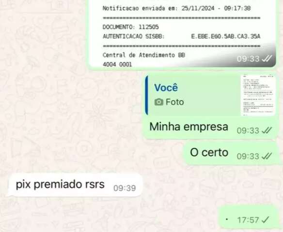 Empresa nega golpe e diz que devolveu dinheiro de Pix feito por engano