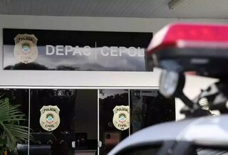 Fachada da delegacia onde o caso foi registrado (Foto: Arquivo Campo Grande News)