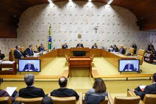 Supremo Tribunal Federal em sessão. (Foto: Gustavo Moreno/STF)