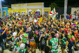 Bloco de carnaval realizado no centro de Corumbá, em 2023 (Foto: Arquivo/Prefeitura de Corumbá)