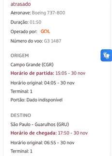 Temporal em SP cancela voo na Capital e sagu&atilde;o de aeroporto fica lotado