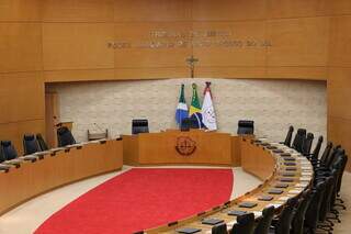 Plenário do TJMS (Tribunal de Justiça de Mato Grosso do Sul) (Foto: Divulgação)