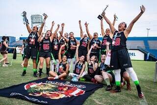 Time de Mato Grosso do Sul campeão de Flag Football (Foto: Divulgação)