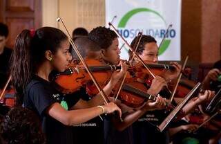 O concerto contará com a participação de 85 estudantes de 8 a 17 anos