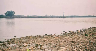 Trecho do Rio Paraguai, em Corumbá, município a 428 quilômetros de Campo Grande. (Foto: Anderson Gallo/Diário Corumbaense)