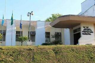 Fachada da prefeitura de Ladário (Foto: Divulgação MPMS)