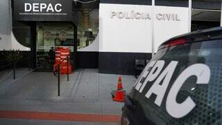 Fachada da Depac Centro, onde o caso foi registrado (Foto: arquivo/Ana Beatriz Rodrigues)