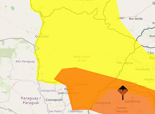 Mato Grosso do Sul tem 41 munic&iacute;pios em rota de tempestade