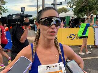 Alice chegou a treinar mais cedo para se adaptar ao fuso horário sul-mato-grossense. (Foto: Gabriel Neris)