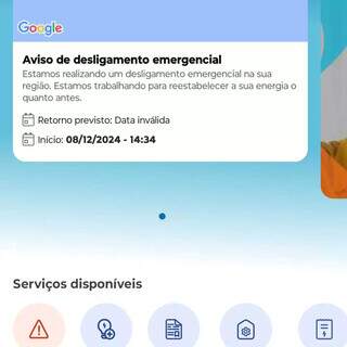 Trechos da Rua Cear&aacute; e Avenida Afonso Pena ficaram sem energia neste domingo