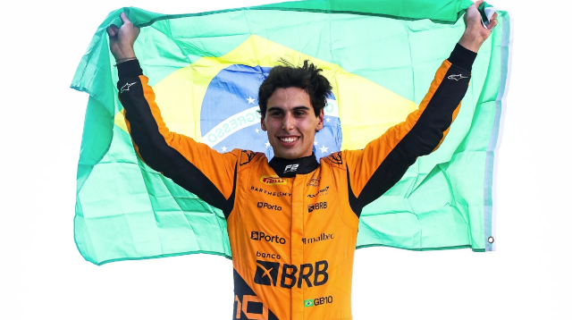  Gabriel Bortoleto conquista t&iacute;tulo da F&oacute;rmula 2 e estar&aacute; na F1 em 2025 