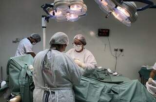 Sala de cirurgia em hospital atendido pelo SUS (Foto: Divulgação Secretaria Estadual de Saúde)