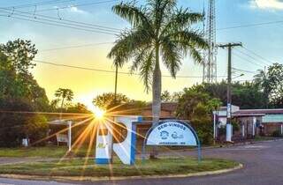 Entrada do pequeno município de Jaraguari (Foto: Divulgação)