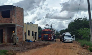 Local onde o corpo do homem foi encontrado na manhã de hoje. (Foto: Bonito Notícias)