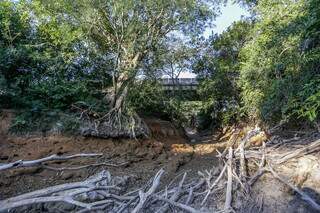 Em junho, trecho de 6 km secou no Rio da Prata, no município de Jardim. (Foto: Paulo Francis)