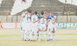 Jogadores do Costa Rica em campo pela Série do Brasileiro (Foto: Divulgação)