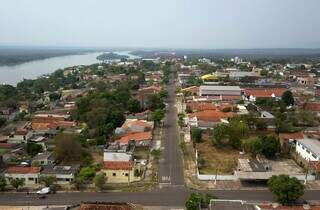 Vista da parte de cima do Bairro Boa Esperança em Ladário (Foto: Divulgação)