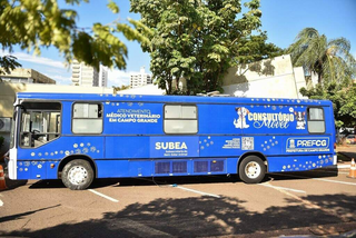 Ônibus levará veterinários e técnicos para fazer o atendimento aos pets nos bairros. (Foto: Ascom)