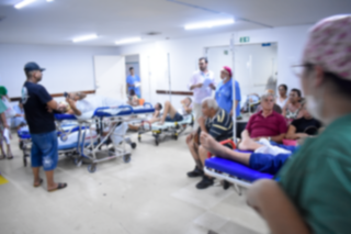 Pacientes no ambulatório da Santa Casa, na Capital. (Foto: Arquivo Campo Grande News)