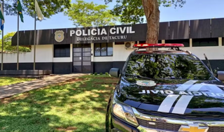 Fachada da Delegacia de Tacuru onde caso foi registrado como homicídio simples (Foto: Divulgação | PCMS)