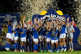 Seleção Brasileira é a atual e maior campeã da Copa América Feminina (Foto: Thaís Magalhães/CBF)