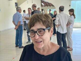 Maria Neta falando sobre o marido que faleceu, ontem (Foto: Marcos Maluf)