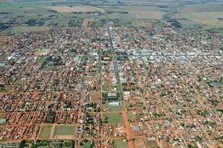 Vista aérea do município de Nova Andradina (Foto: Divulgação/Prefeitura)