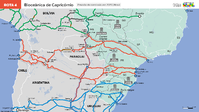 Por &aacute;gua, terra ou ar, 21 obras s&atilde;o previstas para conectar MS ao mundo