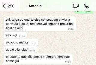 Outra menagem se justificando (Imagem: Reprodução)